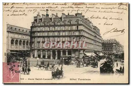 Paris 8 - Gare Saint Lazare - Hotel Terminus - Cartes postales