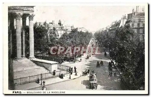 Paris 8 - Boulevard de la Madeleine Cartes postales