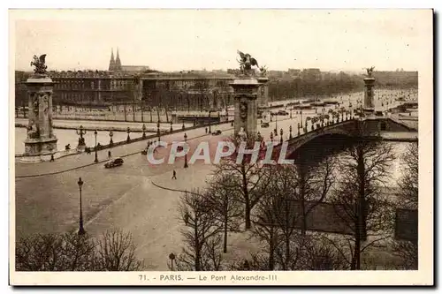 Paris - 7 - Le Pont Alexandre III - Cartes postales