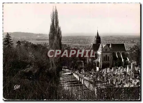 Moderne Karte Taverny Eglise Notre Dame Vue panoramique