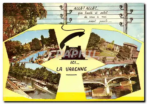 Moderne Karte La varenne St Hilaire Divers aspects de la ville