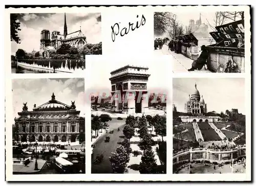 Cartes postales moderne Paris L&#39arc de triomphe de Notre DAme Bouqiniste