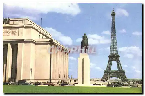 Cartes postales moderne Paris Perspective La Tour Eiffel