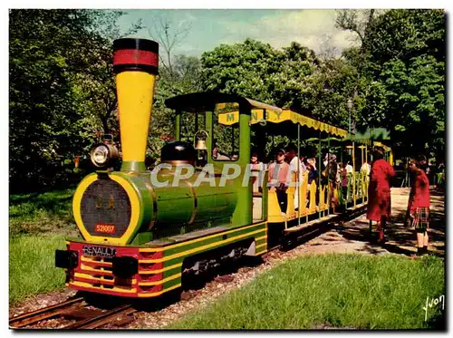 Moderne Karte Paris Bois de Boulogne Le petit train du jardin d&#39acclimatation