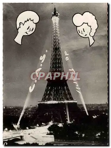 Paris Cartes postales moderne Tour Eiffel