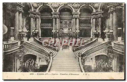 Paris 9 - Opera Escalier d&#39honneur - Cartes postales