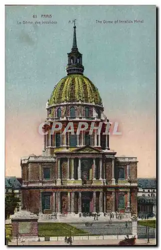 Paris 7 - Le Dome des Invalides - Ansichtskarte AK