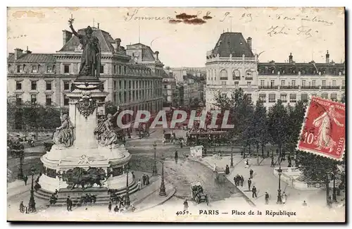 Paris 10 - Place de la Republique - Cartes postales