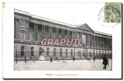 Paris - 1 - Colonnade du Louvre - Ansichtskarte AK