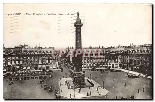 Paris - 1 - Place Vendome Cartes postales