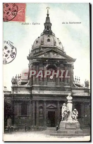 Paris - 3 - Eglise de la Sorbonne Ansichtskarte AK