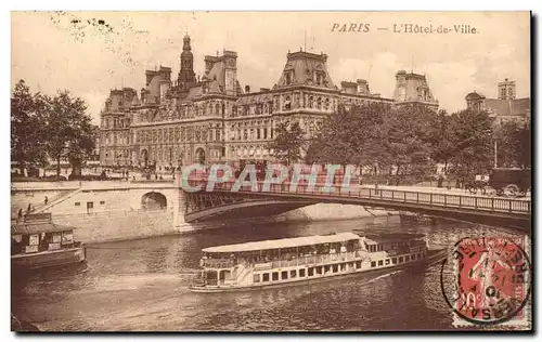 Paris - 4 - L&#39Hotel de Ville - Cartes postales