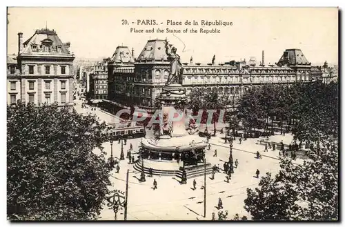 Paris - 10 - Place de la Republique - Cartes postales