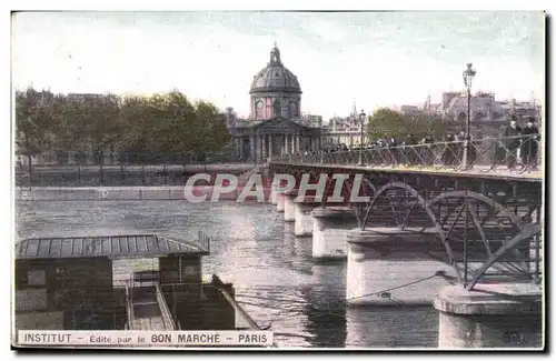 Paris - 1 - Institut - Edite par le Bon Marche - Cartes postales