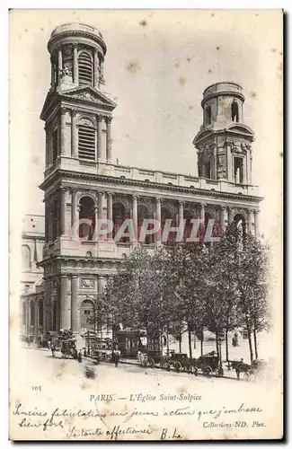 Paris - 6 - L&#39Eglise Saint Sulpice Cartes postales