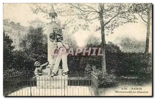 Paris - 3 - Monument de Charlot Cartes postales