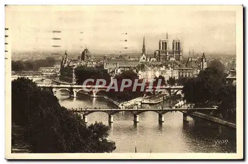 Paris - 4 - Notre Dame - La Cite - Bridges Ansichtskarte AK