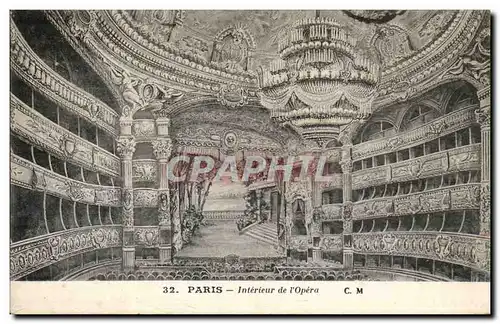 Paris - 9 - Interieur de l&#39Opera Cartes postales