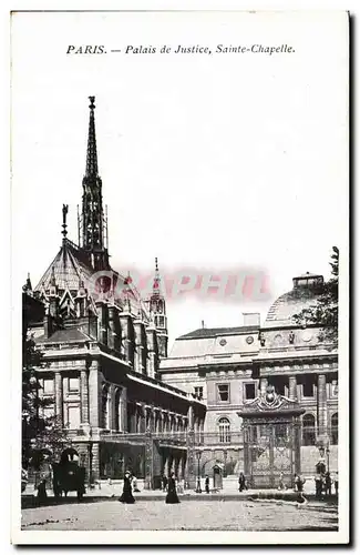 Paris - 1 - Palais de Justice - La Sainte Chapelle Cartes postales