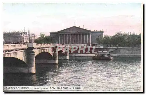 Paris 7 Palais Bourbon - Edite par le Bon Marche Cartes postales