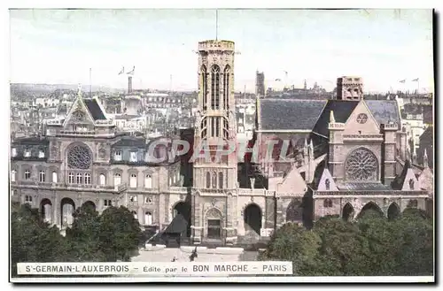 Paris 1 St Germain l&#39Auxerrois - Edite par le Bon Marche Ansichtskarte AK