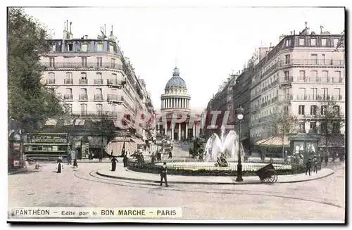 Paris 5 - Le Pantheon - Edite par le Bon Marche Cartes postales