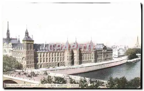 Paris 1 - Palais de Justice - Edite par le Bon Marche Ansichtskarte AK