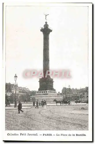 Paris - 10 - La Place de la Bastille - Collection Petit Journal - Ansichtskarte AK