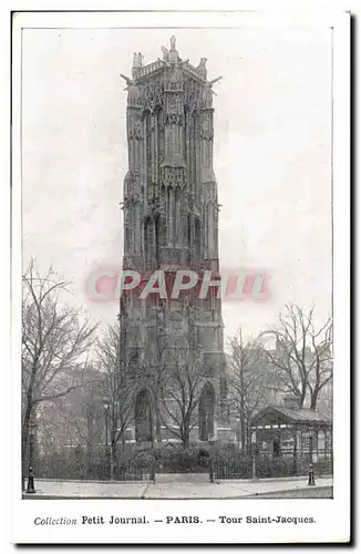 Paris - 4 - Tour Saint Jacques - Collection Petit Journal - Ansichtskarte AK