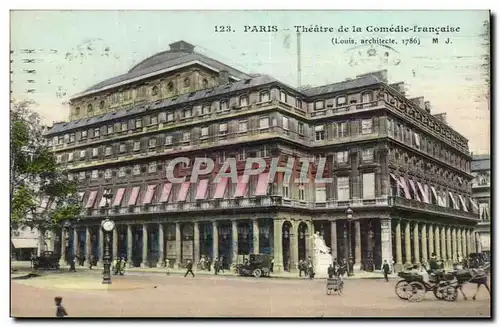 Paris 1 - Theatre de la Comedie Francaise - Ansichtskarte AK