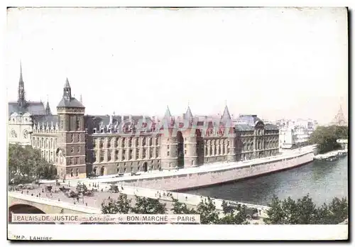 Paris 1 - Palais de Justice - edite par le Bon Marche Cartes postales