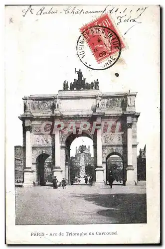 Paris - 1 - Arc de Triomphe de Carrousel - Ansichtskarte AK