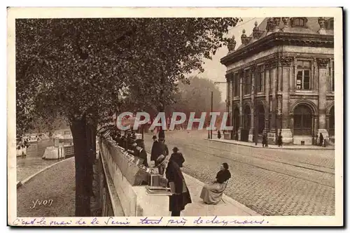 Paris - 6 - les Bouquinistes du Quai de Conti - A droit Institut du France - Ansichtskarte AK