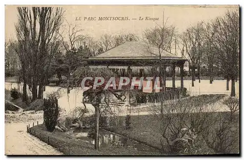 Paris - 14 - Le Parc Montsouris - Le Kiosque - Ansichtskarte AK