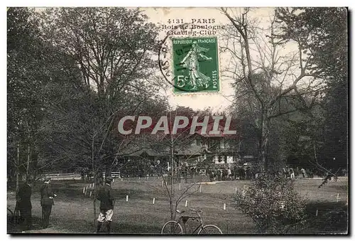 Paris 16 - Bois de Boulogne - Racing Club - Ansichtskarte AK -