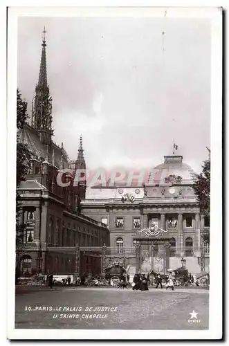 Paris 1 - Le Palais de Justice - La Sainte Chapelle Ansichtskarte AK -