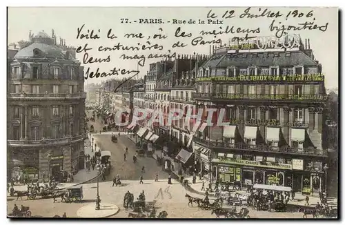 Paris - 2 - Rue de la Paix Cartes postales -