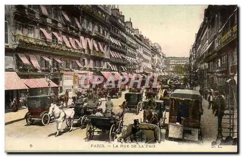 Paris - 2 - Rue de la Paix Cartes postales -