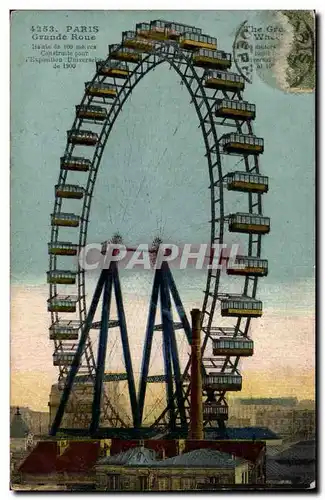 Paris - 1 - La Grande Roue Avenue de Suffren - Ansichtskarte AK -