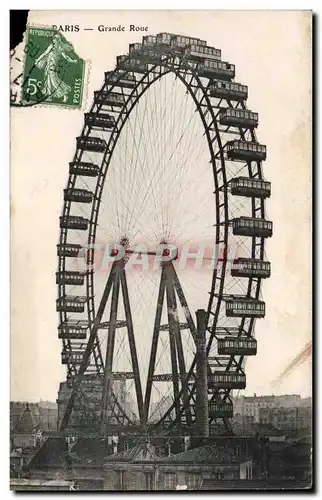 Paris - 1 - La Grande Roue Avenue de Suffren - Ansichtskarte AK -