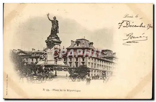 Paris - 10 - Place de la Republique - Cartes postales