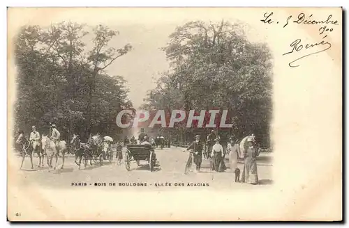 Paris - 16 - Bois de Boulogne - Allee des Acacias - Ansichtskarte AK