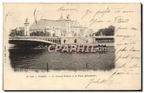 Paris - 8 - Le Grand Paais et le Pont Alexandre III Cartes postales