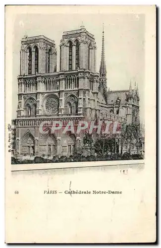 Paris - 4 Cathedrale Notre Dame - Cartes postales