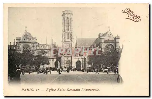 Paris 1 - Eglise Saint Germain d&#39Auxerrois - Cartes postales (publicite Potages Maggi)