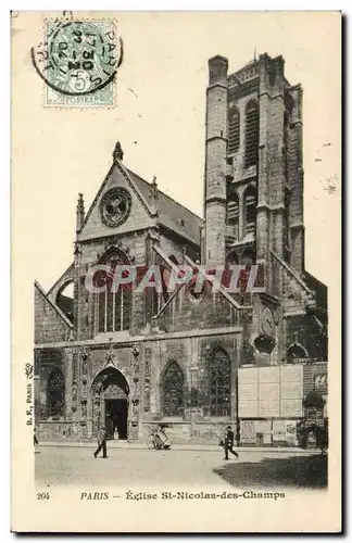 Paris 3 - Eglise St Nicolas des Champs- Ansichtskarte AK