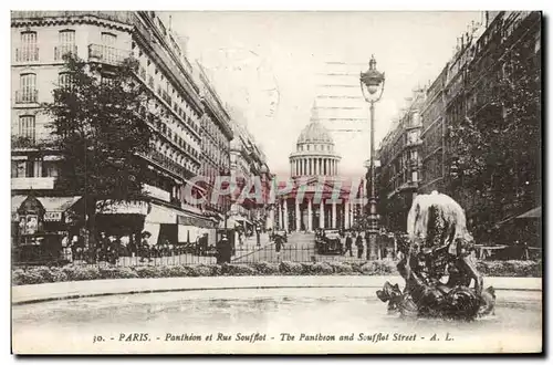 Paris 5 - Pantheon et Rue Soufflot - Cartes postales