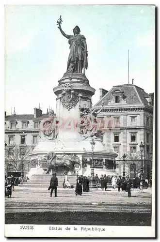 Paris 10 - Statue de la Republique - Cartes postales