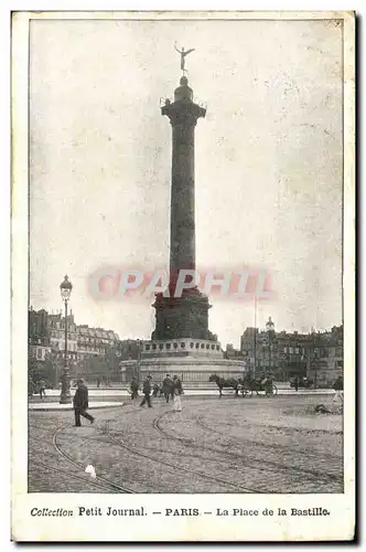 Paris - 10 - Collection Petit Journal - La Place de la Bastille - Ansichtskarte AK