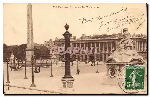 Paris - 8 - Pace de la Concorde - Cartes postales